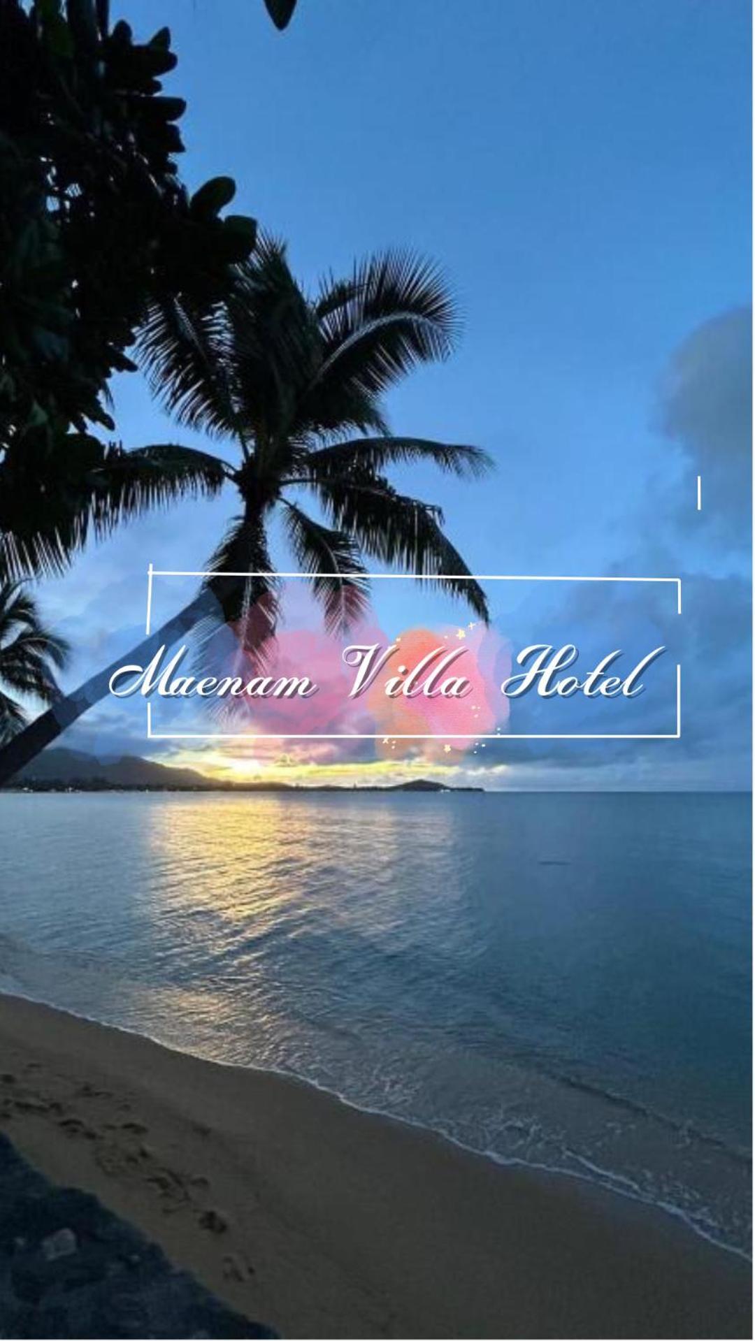 Maenam Villa Hotel Mae Nam Beach Eksteriør bilde
